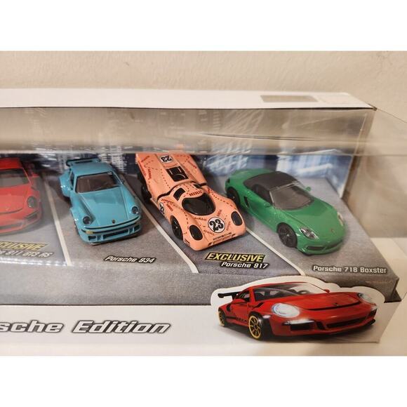Majorette Porsche Edition 5-pack 917 911 GT3 RS 934 718 Panamera RARE NEW! - Picture 2 of 9